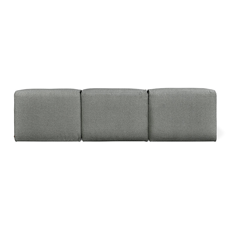 Gus* Modern NEST Morris Scoria modular 3pc armless sofa