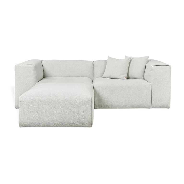 Gus* Modern NEST Morris Fog modular 3pc sectional