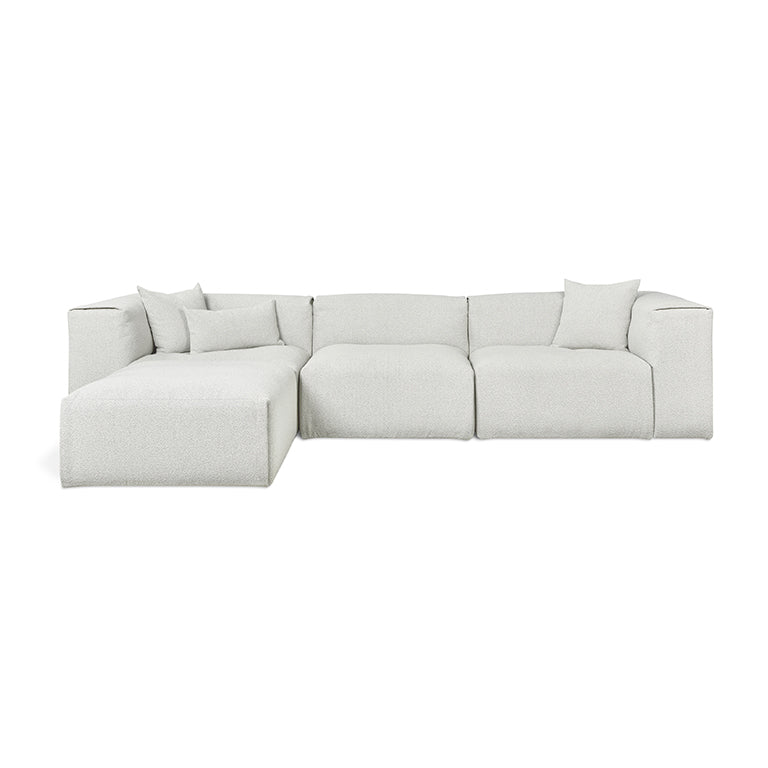 Gus* Modern NEST Morris Fog modular 4pc sectional