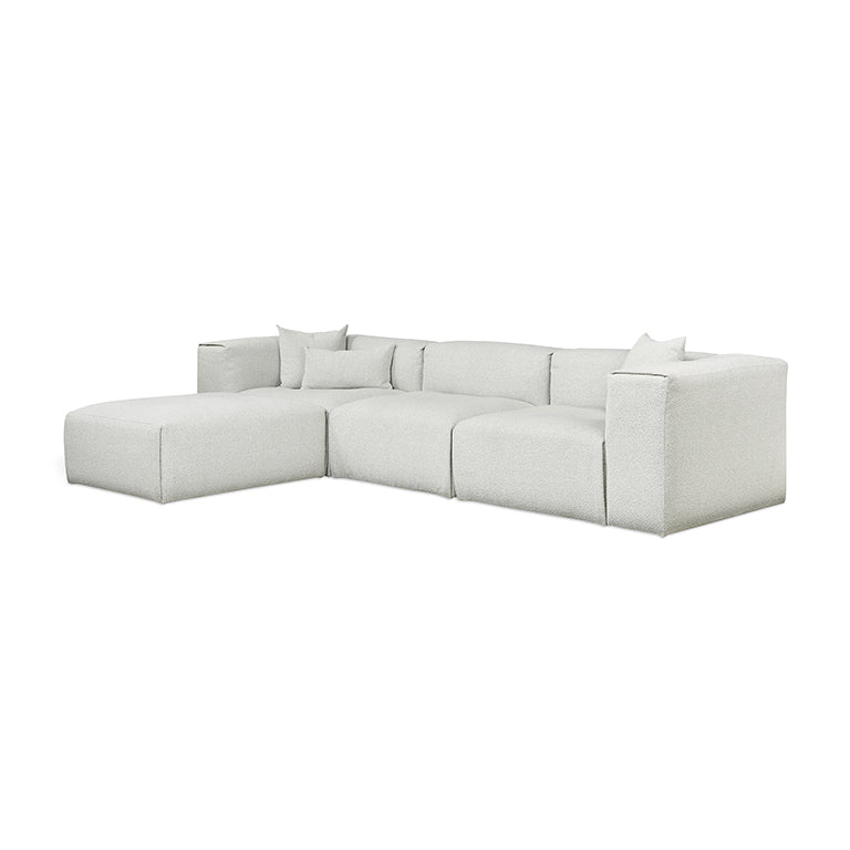 Gus* Modern NEST Morris Fog modular 4pc sectional