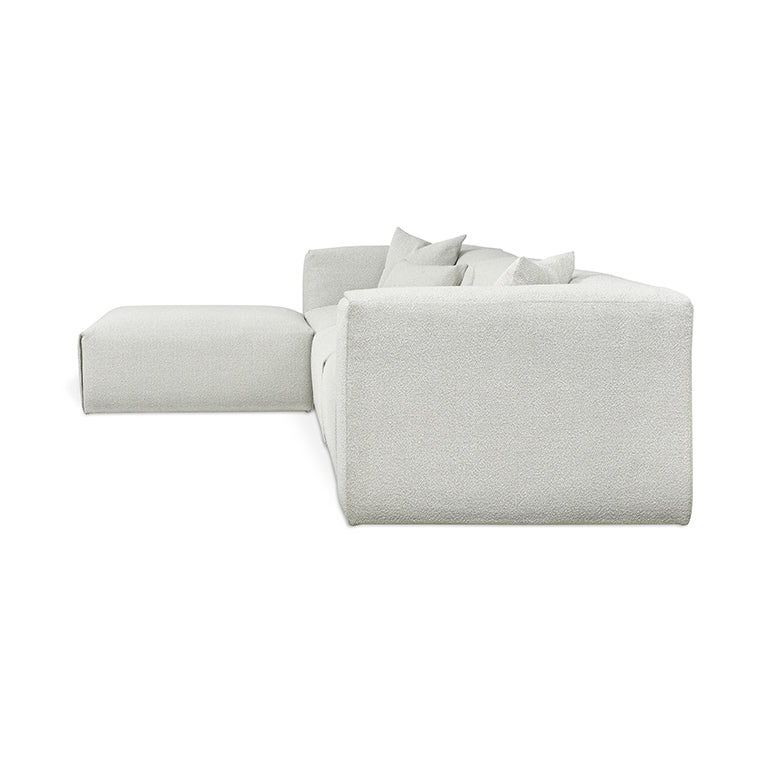 Gus* Modern NEST Morris Fog modular 4pc sectional