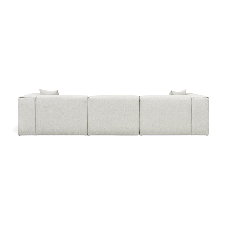 Gus* Modern NEST Morris Fog modular 4pc sectional