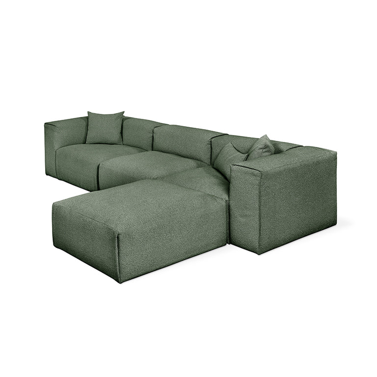 Gus* Modern NEST Morris Pine modular 4pc sectional