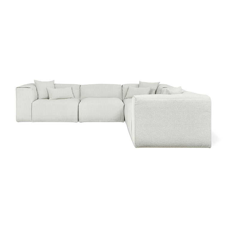Gus* Modern NEST Morris Fog modular 5pc corner sectional