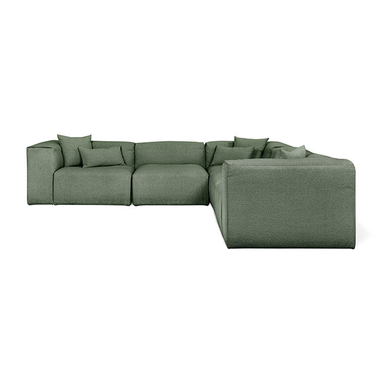 Gus* Modern NEST Morris Pine modular 5pc corner sectional