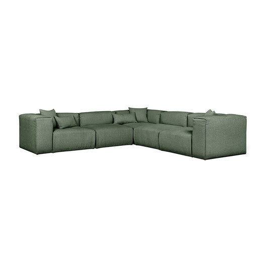 Gus* Modern NEST Morris Pine modular 5pc corner sectional