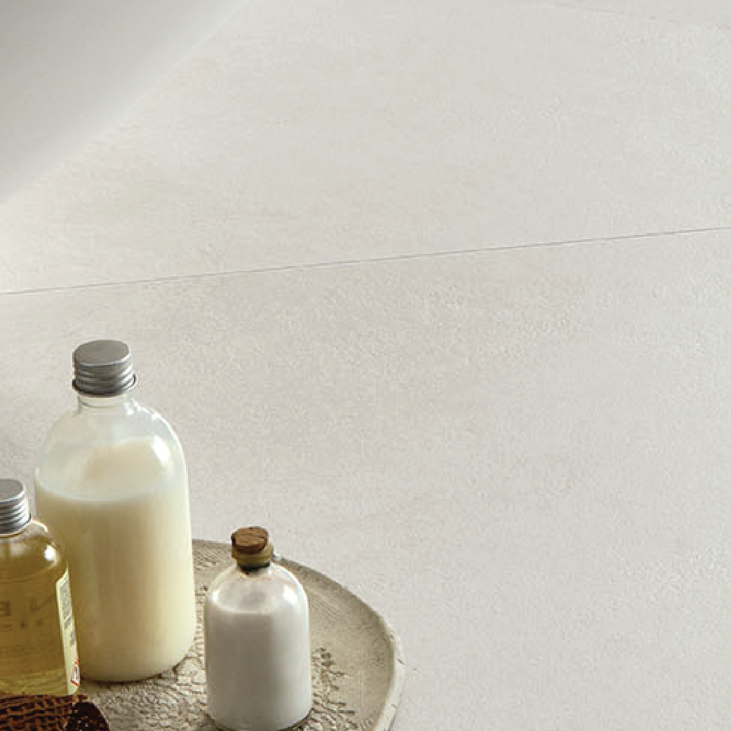 NUANCES White 24 x 48 natural porcelain wall / floor tile