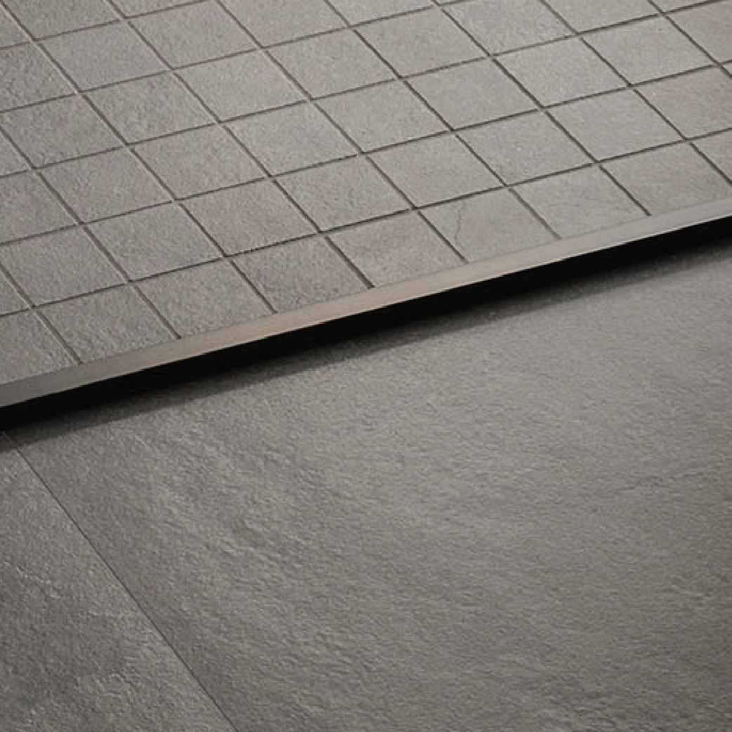 NUANCES Anthracite 24 x 24 natural porcelain wall / floor tile