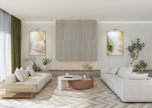 OSAKA Grey 24 x 48 matte wood effect wall tile