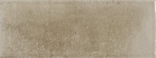 GLEEZE Beige 2 x 6 glossy porcelain wall tile