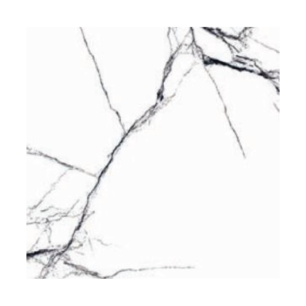 FLOOR ITALIA Bianco Marquina 24 x 24 glossy marble style porcelain wall / floor tile