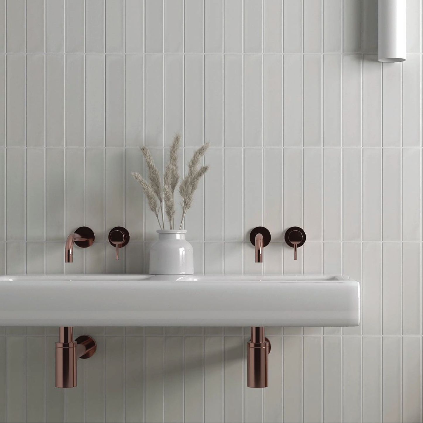 WADI Noir 2.5 x 12 matte porcelain wall / floor tile