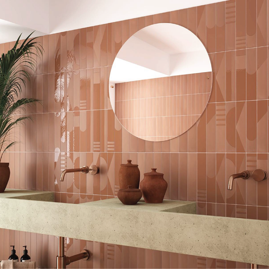 WADI Terra 2.5 x 12 matte porcelain wall / floor tile