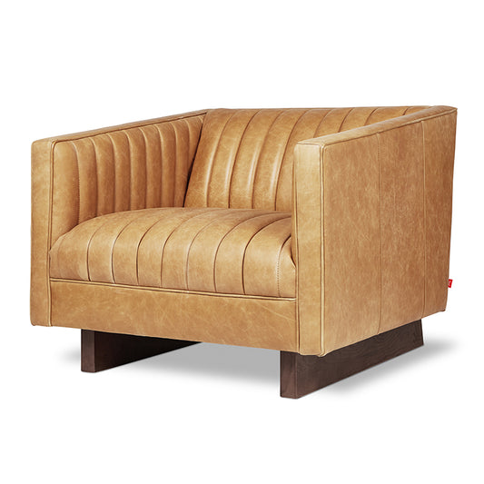 Gus* Modern WALLACE Canyon Whiskey Leather chair
