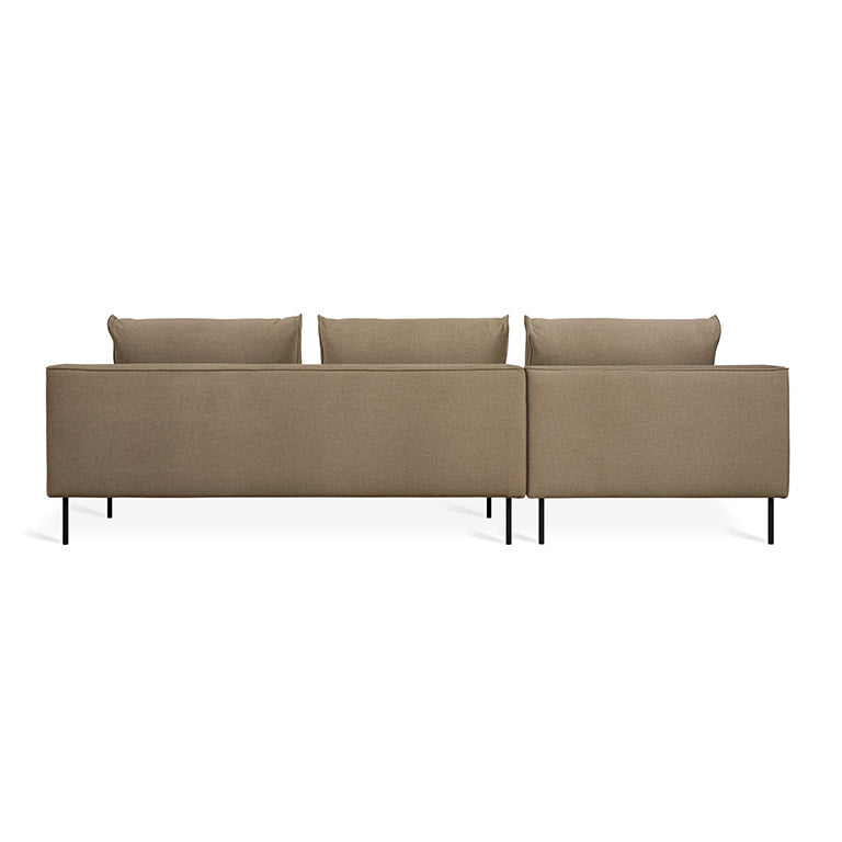Gus* Modern RENFREW Sectional | Left - Merino Mocha