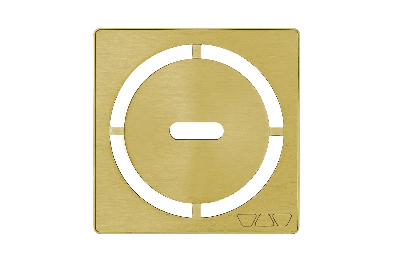 Schluter® PURE Brushed Classic Gold KERDI-DRAIN drain grate