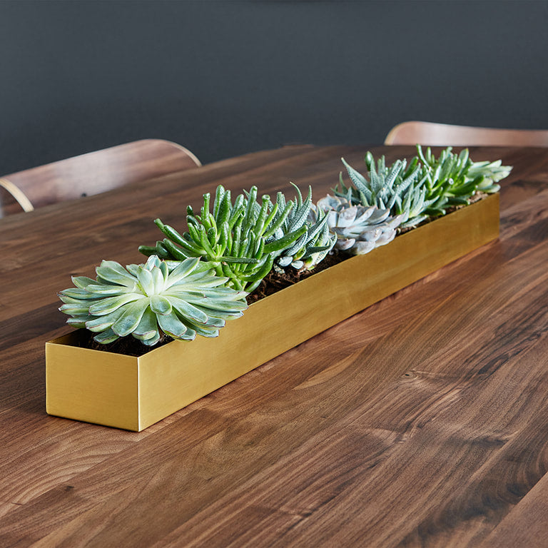 Gus* Modern VESSEL brass planter