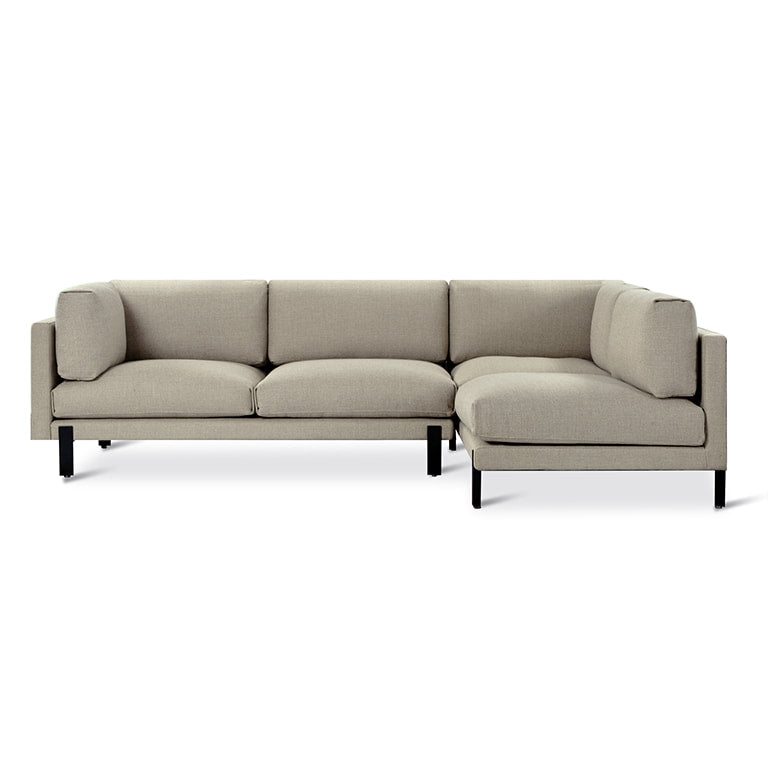 Gus* Modern SILVERLAKE Andorra Almond sectional (right)