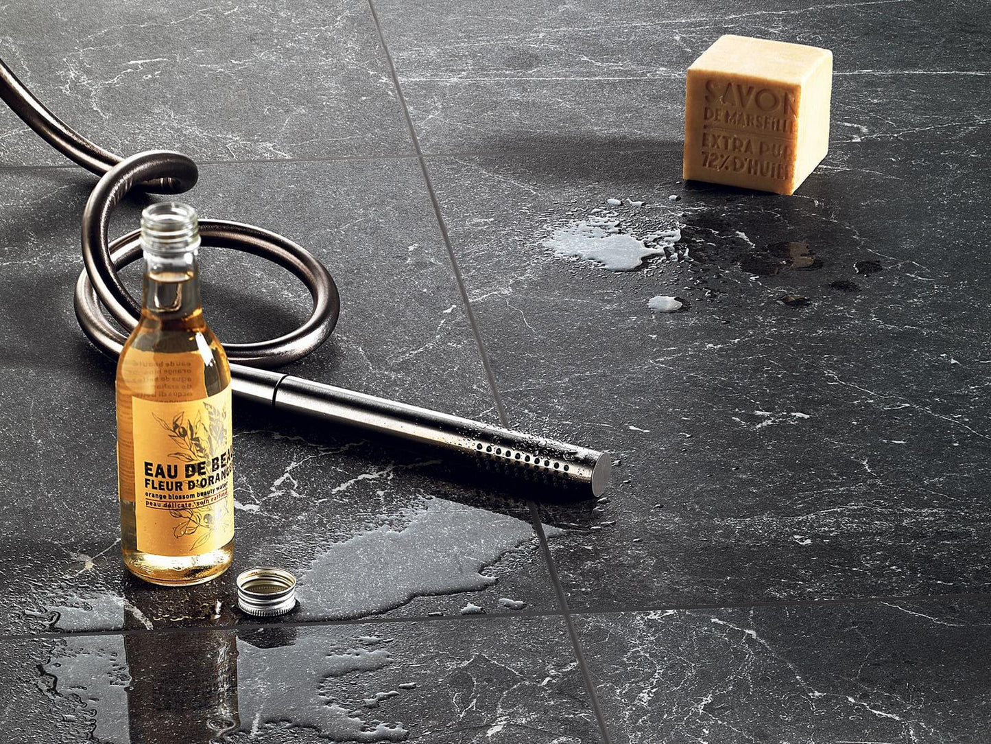 ADVANTAGE Greige stone effect 24 x 24 matte wall / floor tile