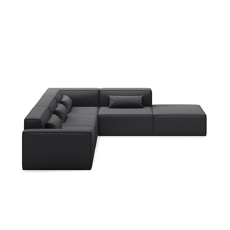 Gus* Modern MIX MODULAR 5PC Sectional | Right - Mowat Raven