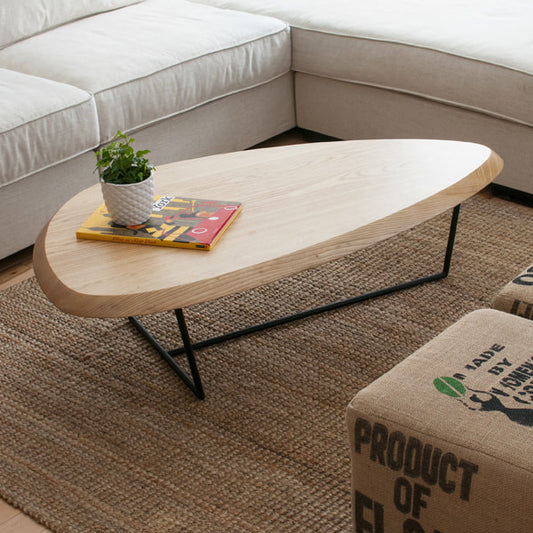 Gus* Modern HULL Natural Ash coffee table