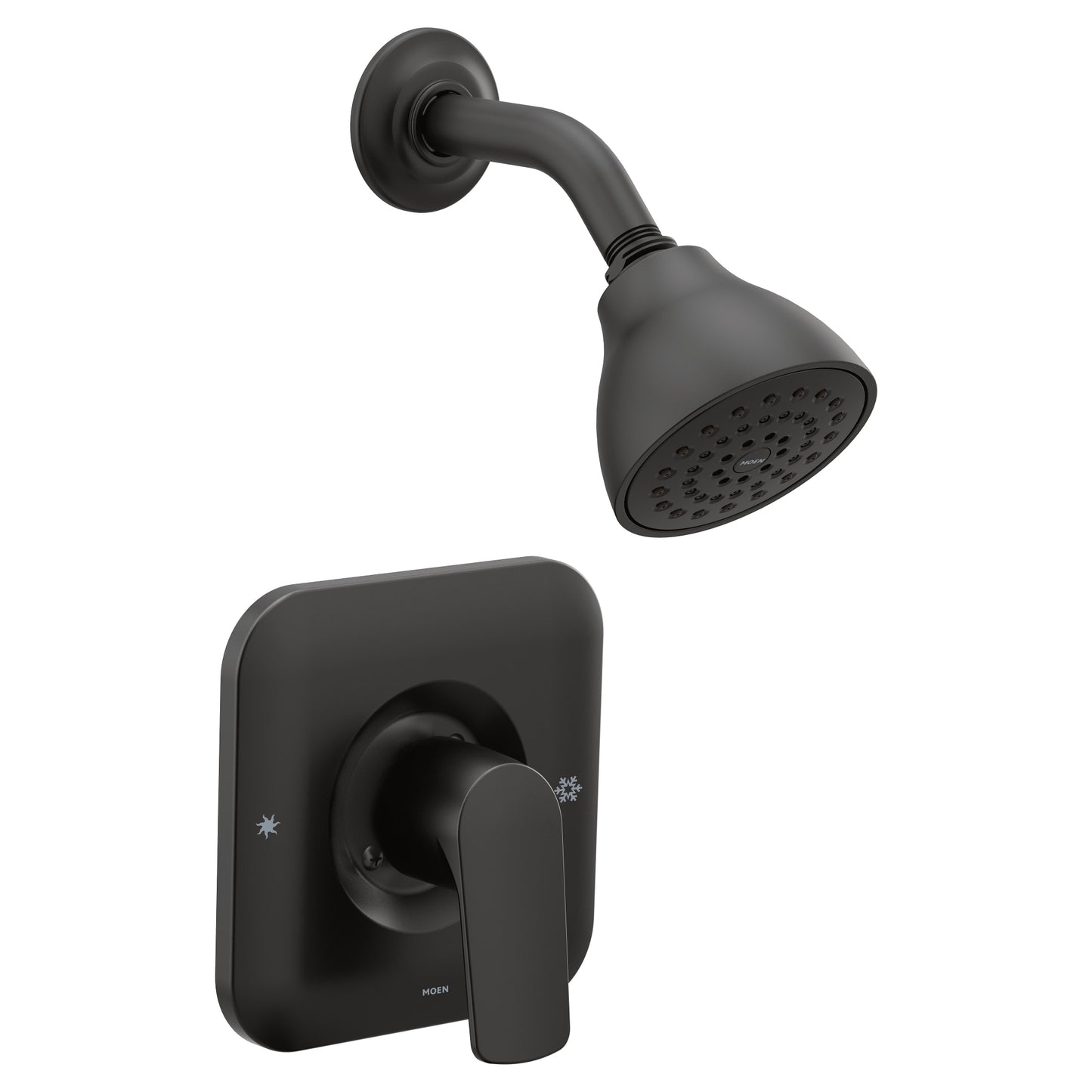 Moen RIZON® Matte Black Posi-Temp shower faucet