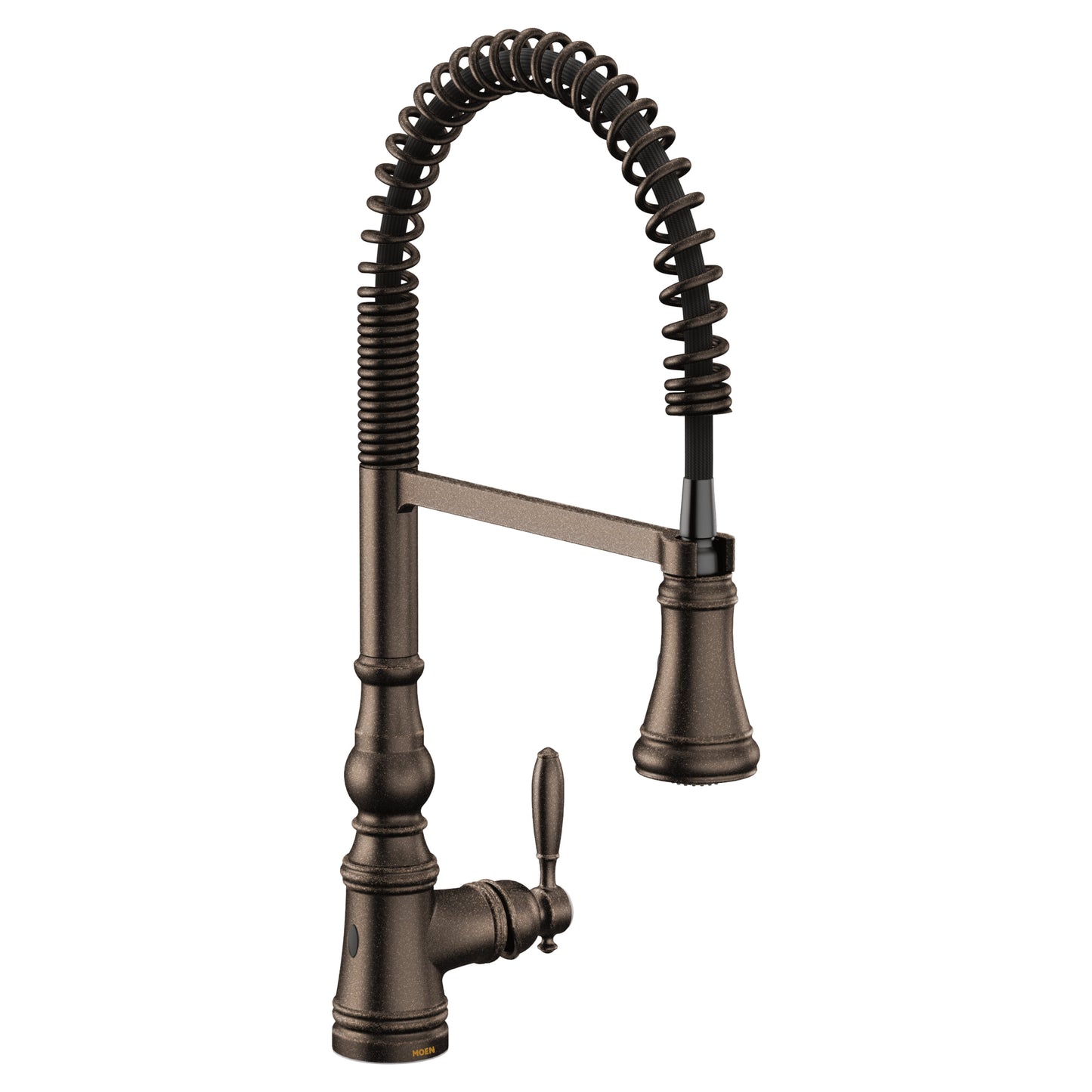 Moen WEYMOUTH® Oil Rubbed Bronze touchless spring pulldown kitchen faucet