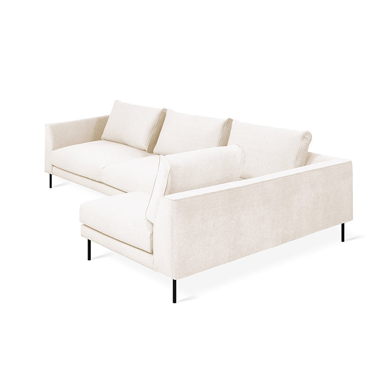 Gus* Modern RENFREW Merino Cream Sectional | Right