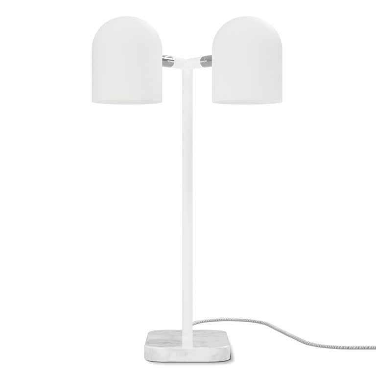 Gus* Modern TANDEM White table lamp