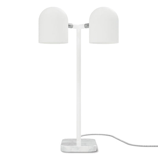 Gus* Modern TANDEM White table lamp