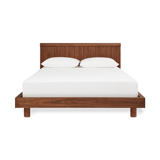Gus* Modern ODEON Classic Walnut queen bed