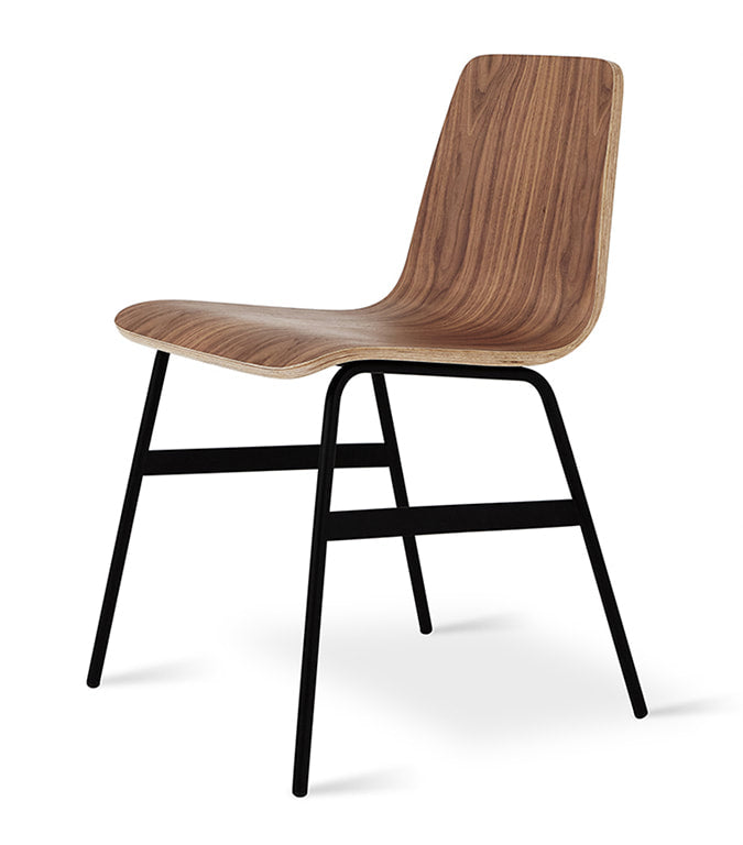 Gus* Modern LECTURE Natural Walnut dining chair