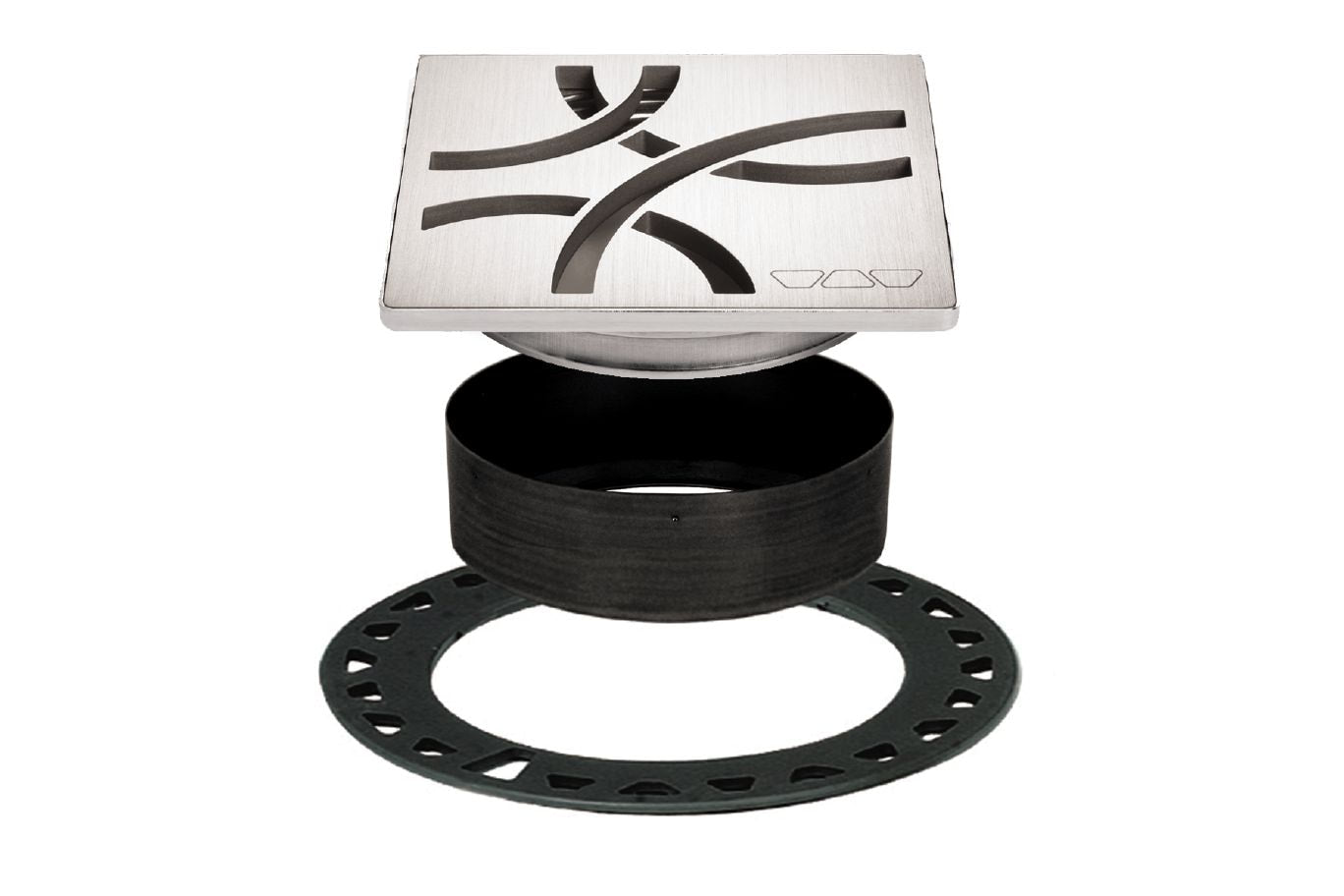 Schluter® CURVE Brushed Stainless KERDI-DRAIN drain grate