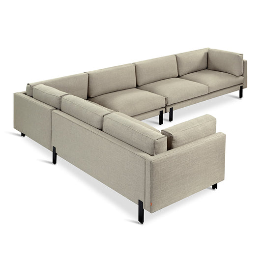 Gus* Modern SILVERLAKE XL Sectional | Left - Andorra Almond
