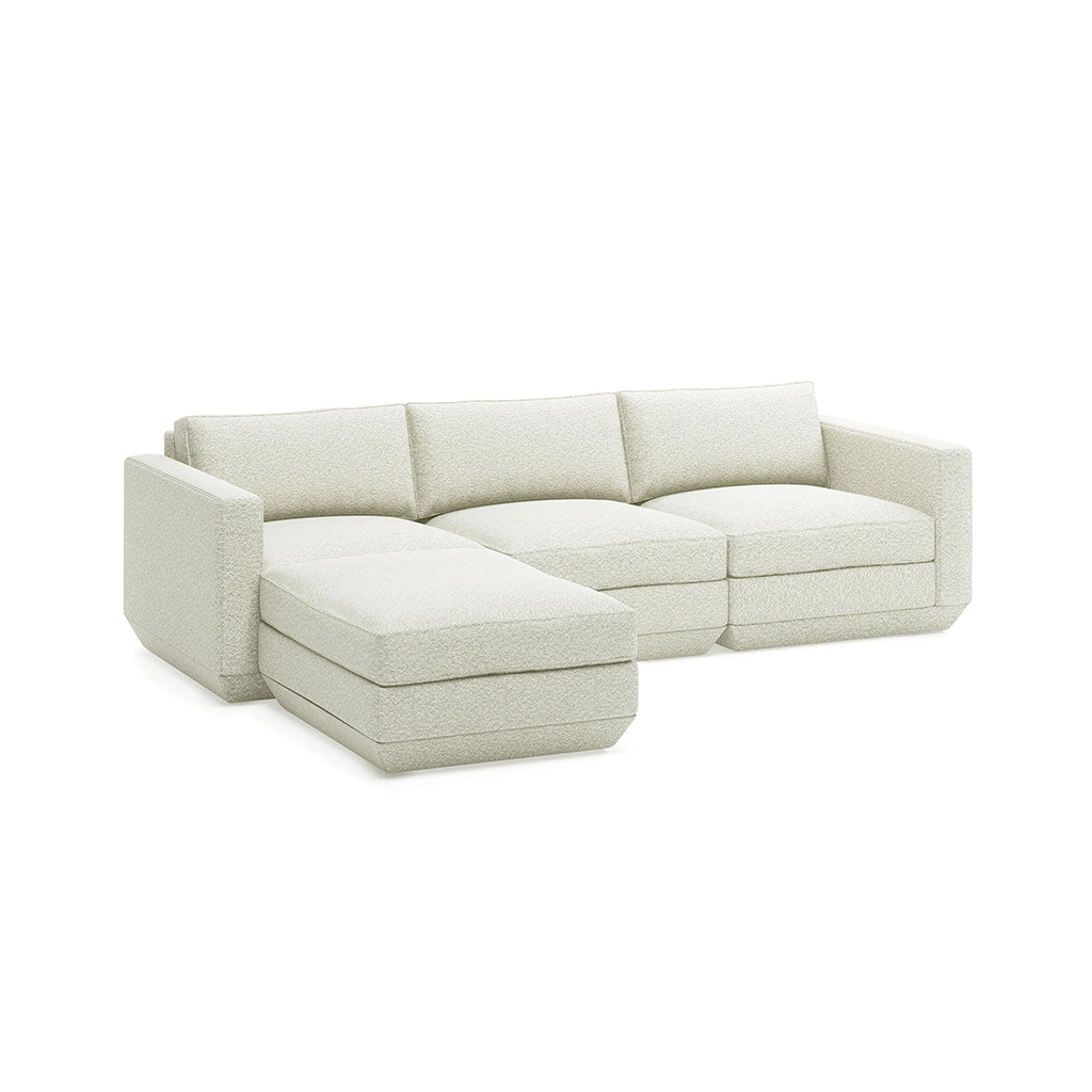 Gus* Modern PODIUM 4PC Sectional | Left - Copenhagen Fossil