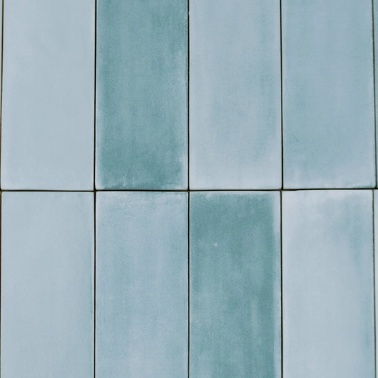 TINT Water 2 x 6.5 zellige style matte wall tile