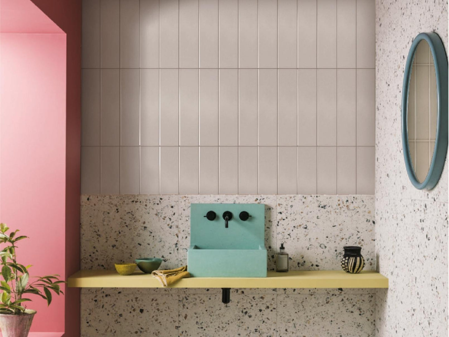 RAINBOW Limen 4 x 16 glossy wall tile