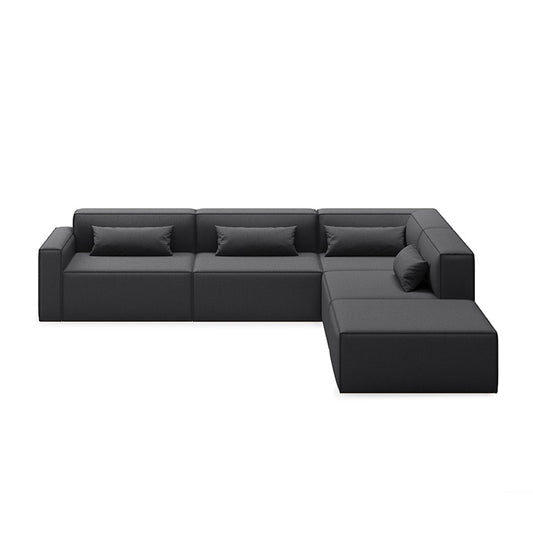 Gus* Modern MIX MODULAR 5PC Sectional | Right - Mowat Raven