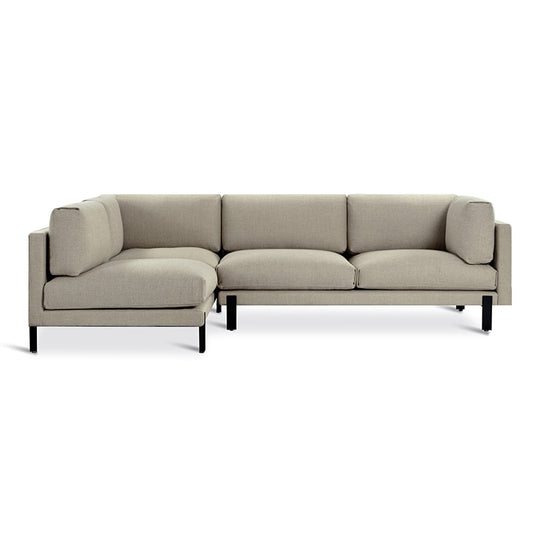 Gus* Modern SILVERLAKE Andorra Almond sectional (left)