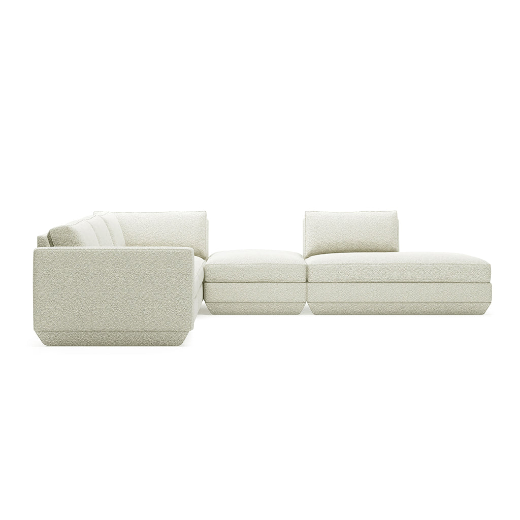 Gus* Modern PODIUM 5PC Seating Group A | Right - Copenhagen Fossil
