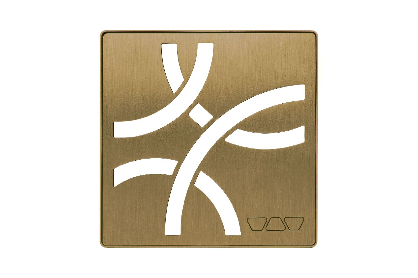 Schluter® CURVE Vintage Gold KERDI-DRAIN drain grate