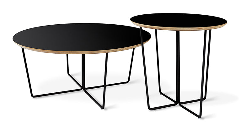 Gus* Modern ARRAY Black end table