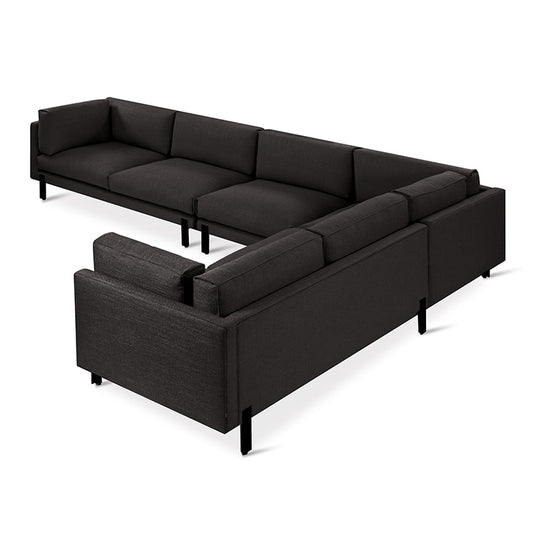 Gus* Modern SILVERLAKE XL Sectional | Right - Andorra Espresso