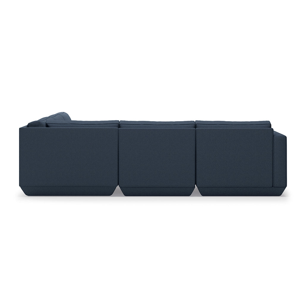 Gus* Modern PODIUM 5PC Corner Sectional - Hanson Navy