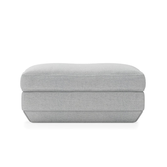 Gus* Modern PODIUM bayview silver ottoman