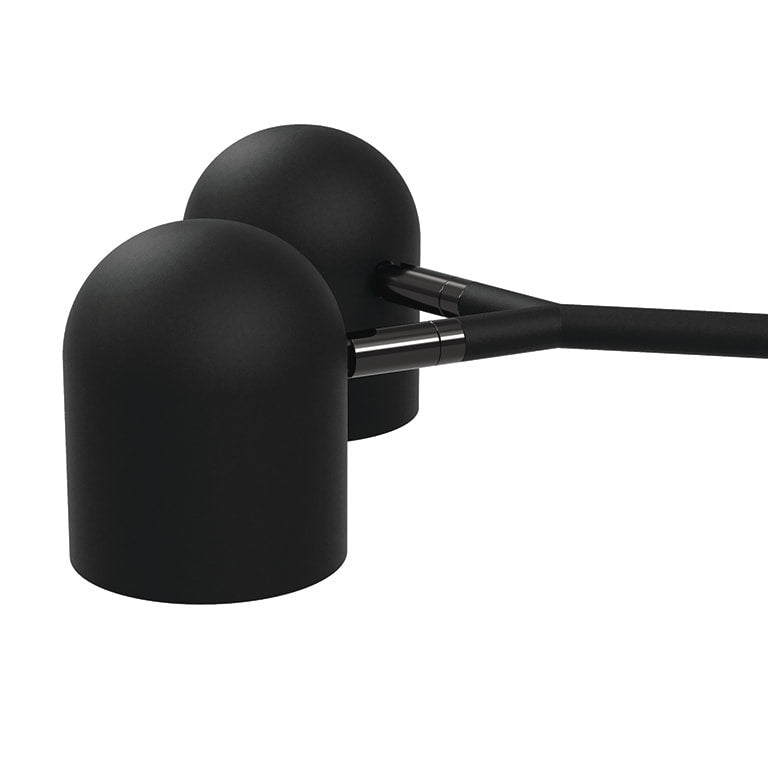 Gus* Modern TANDEM Black floor lamp