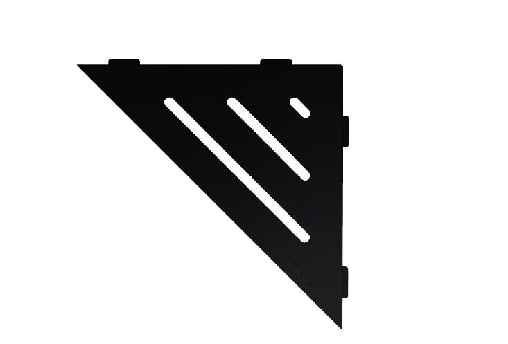 Schluter® WAVE Matte Black SHELF-E triangular shelf