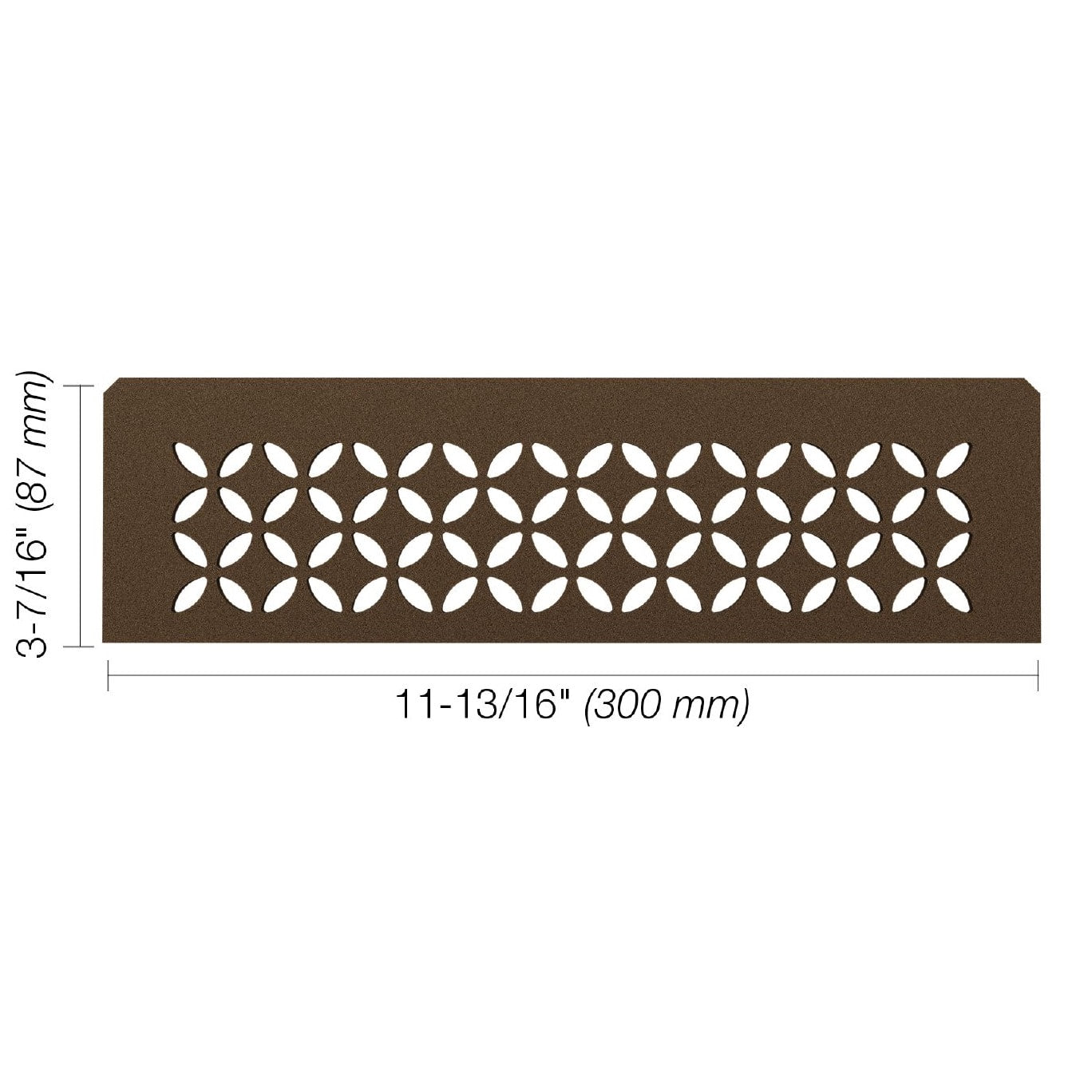 Schluter® FLORAL SHELF-N Bronze niche shelf