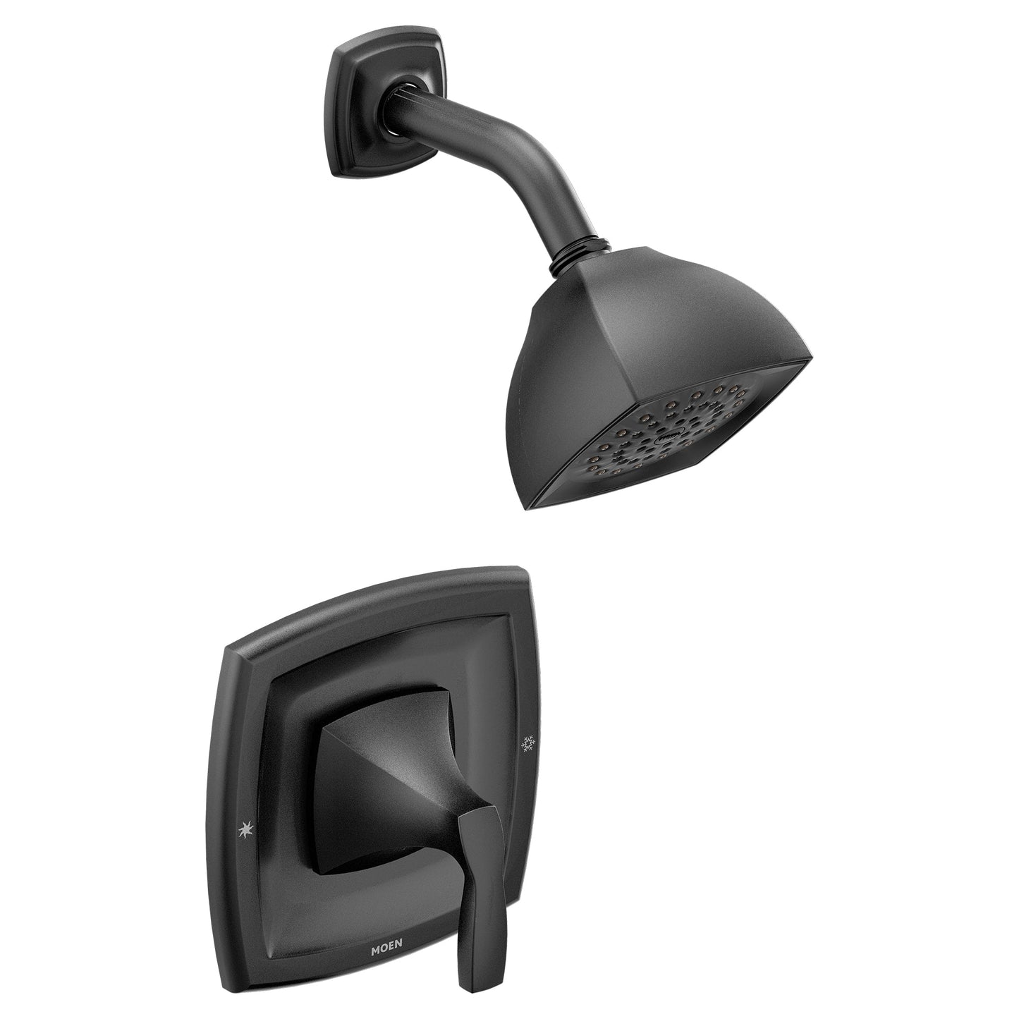 Moen VOSS™ Matte Black Posi-Temp shower faucet / 6325