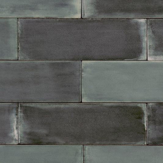 TBRICK Shark 2 x 6.5 zellige style glossy wall tile